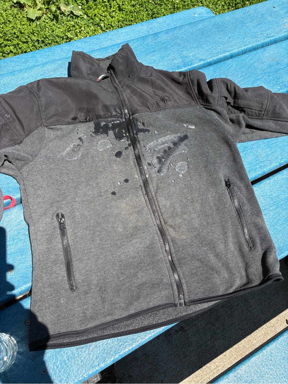 Akademiks Black Jacket with Red Logo Accent